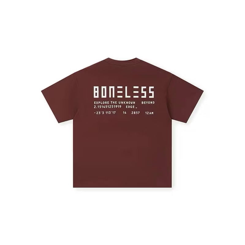 BONELESS GRAPHIC COORDINATE TEE MAROON