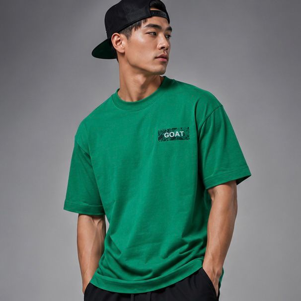 GOAT SNAKESKIN TEE GREEN