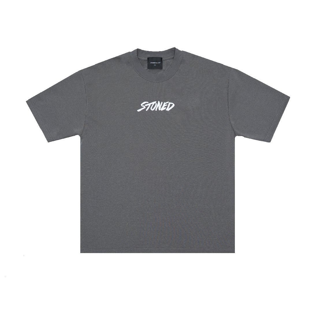 Stoned & Co. Genetic Hexagon Tee Grey