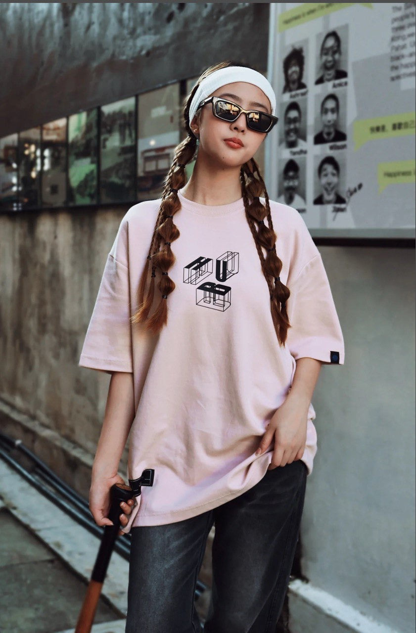 4D WORLD HUBCO TEE PINK