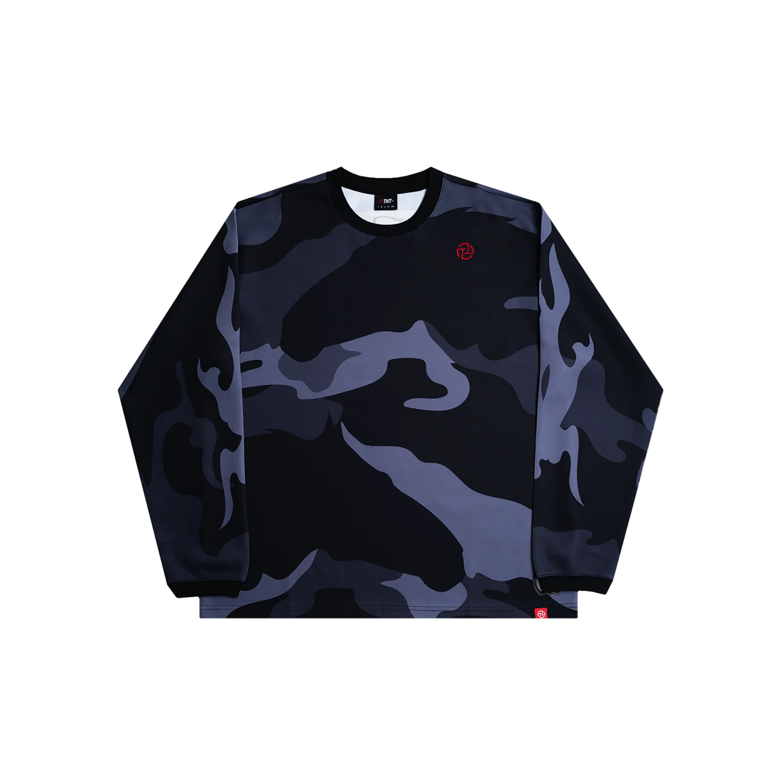 TNTCO CAMO HORSE L/S TEE BLACK CAMOUFLAGE
