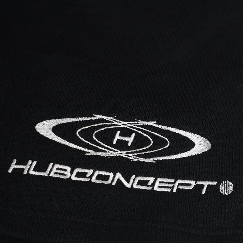 HUB CONCEPT STORE | Orbit Embroidery Shorts Black