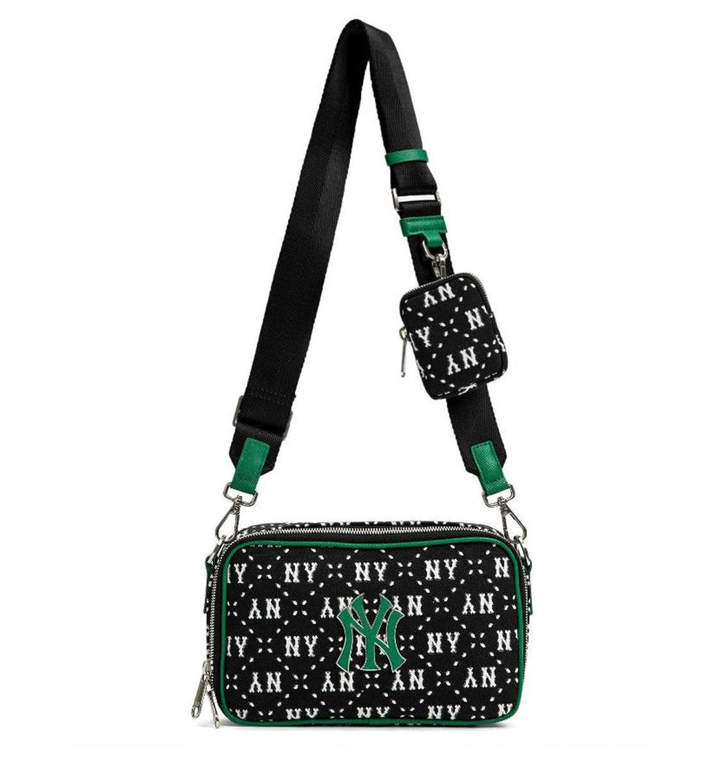 MLB SLING BAG (SMALL SIZE) BLACK | GREEN