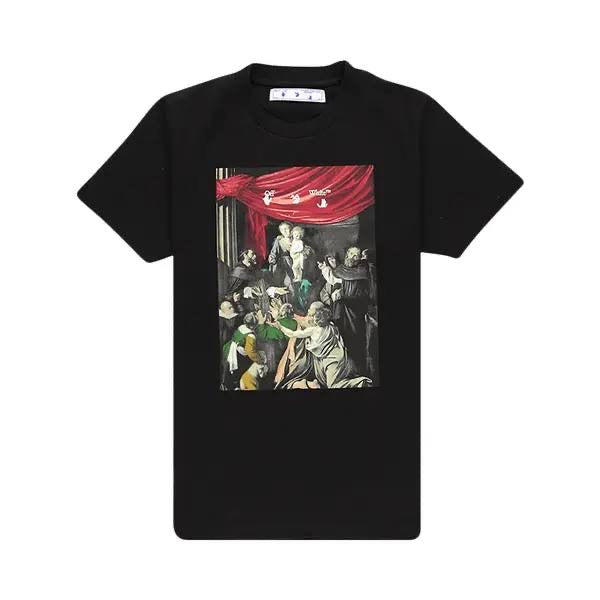 Off-White Caravaggio Painting T Shirt Black