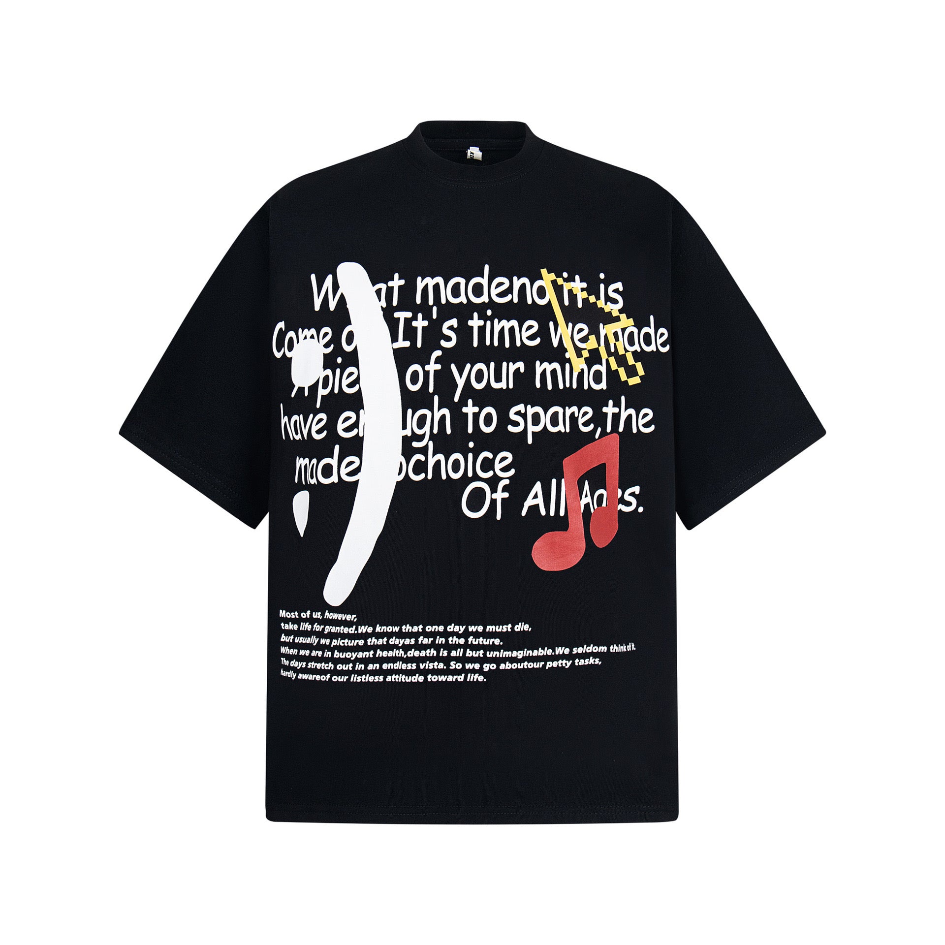 HAPPY MIND BLACK T SHIRT (PRE-ORDER)