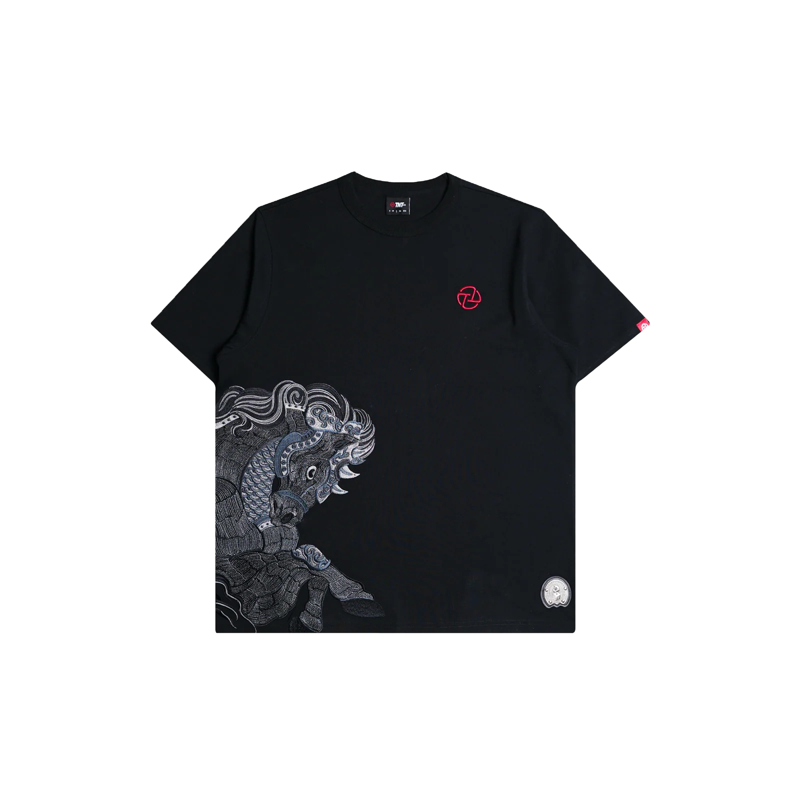 TNTCO SIDE HORSE TEE BLACK/GREY