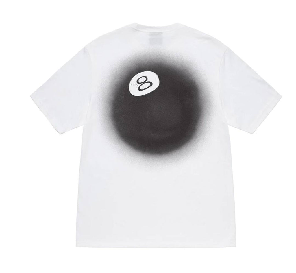 Stüssy 8 Ball Fade Tee White