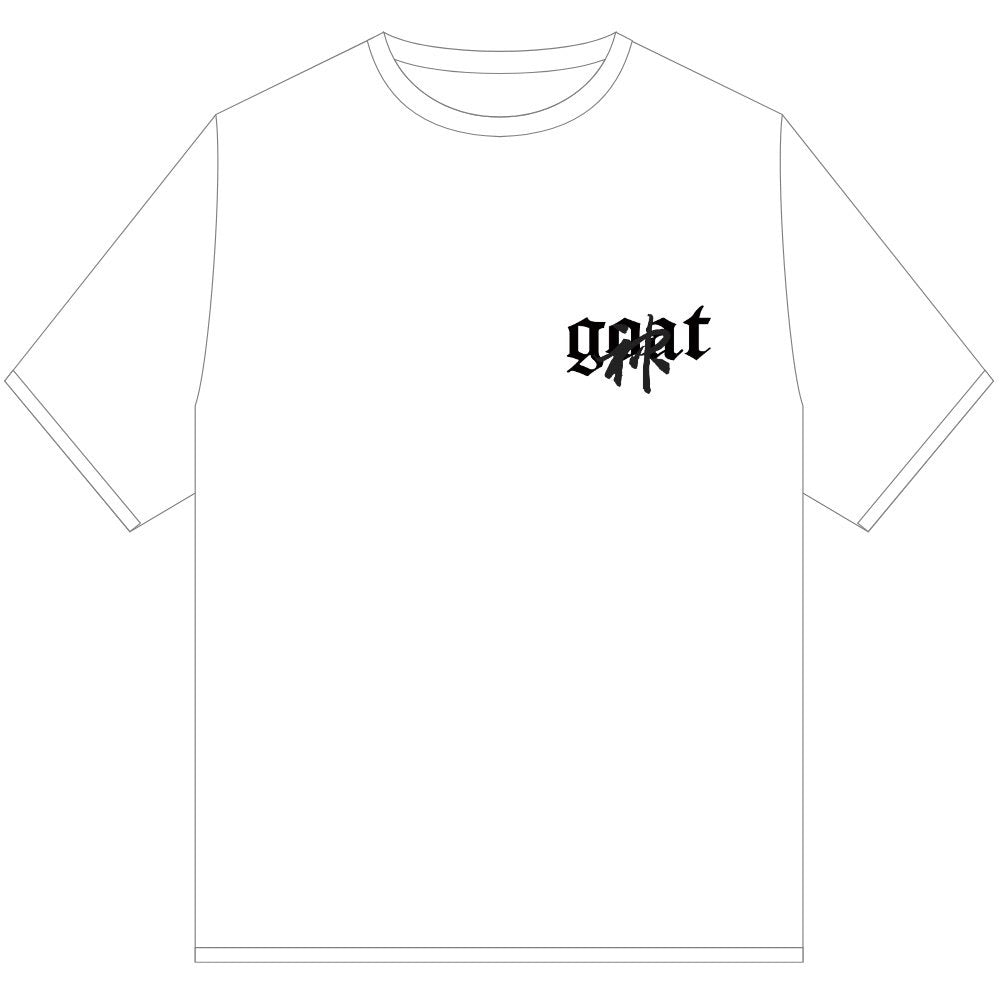 GOAT SINISTER GOAT TEE SHIRT WHITE