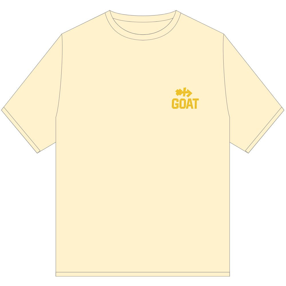 GOAT DIRECTION T SHIRT YELLOW