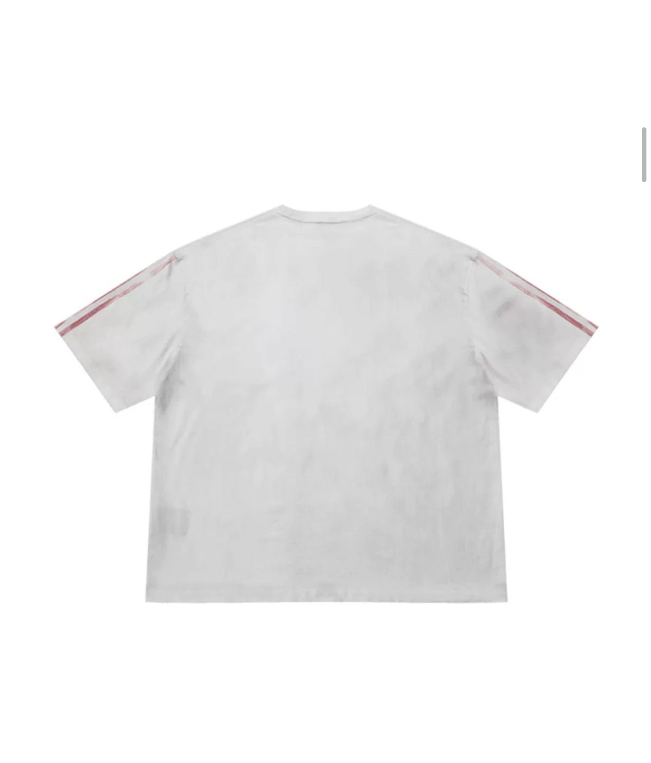 MASONPRINCE FADED STRIPE WHITE TEE