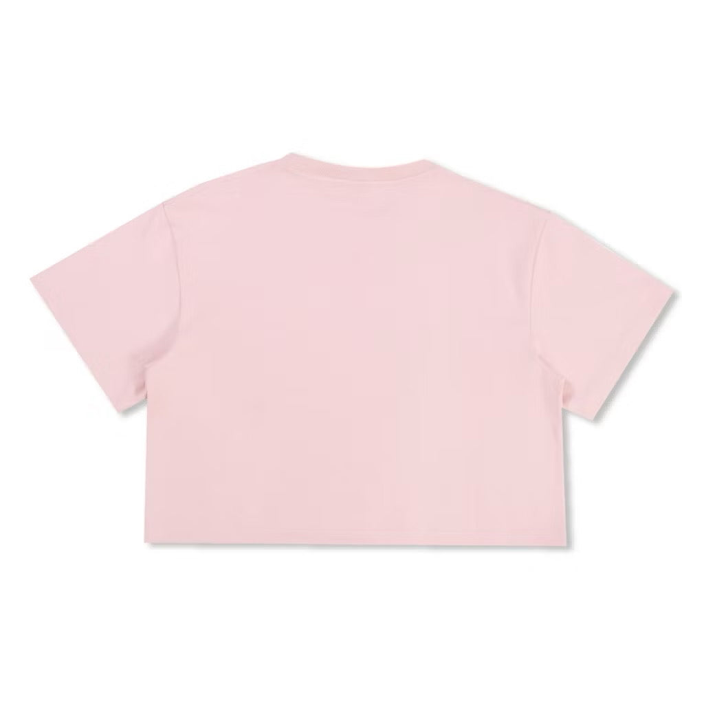 HUBCO BLOOMING PATH CROP TOP PINK
