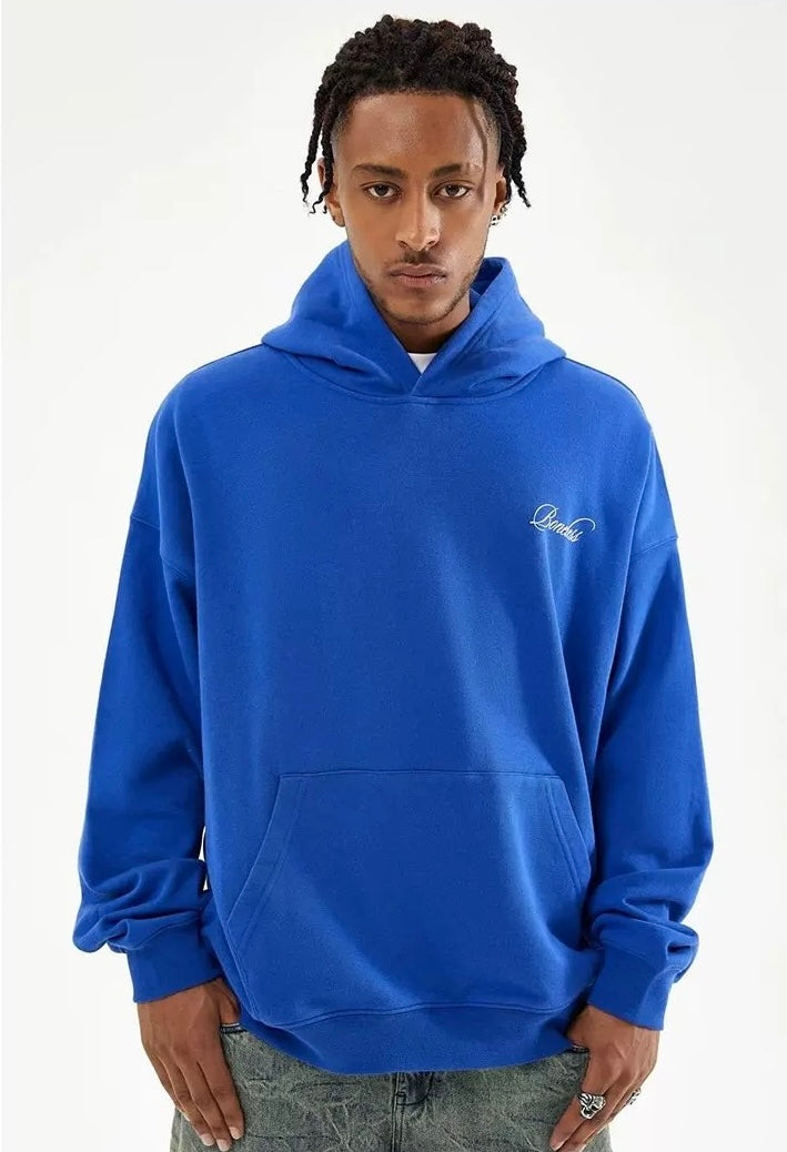 BONELESS GEOGRAPHIC HOODIE BLUE