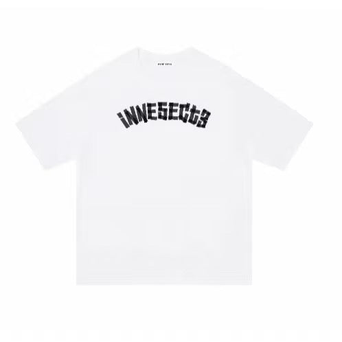INNERSECT TAPED BLACK LOGO WHITE T SHIRT