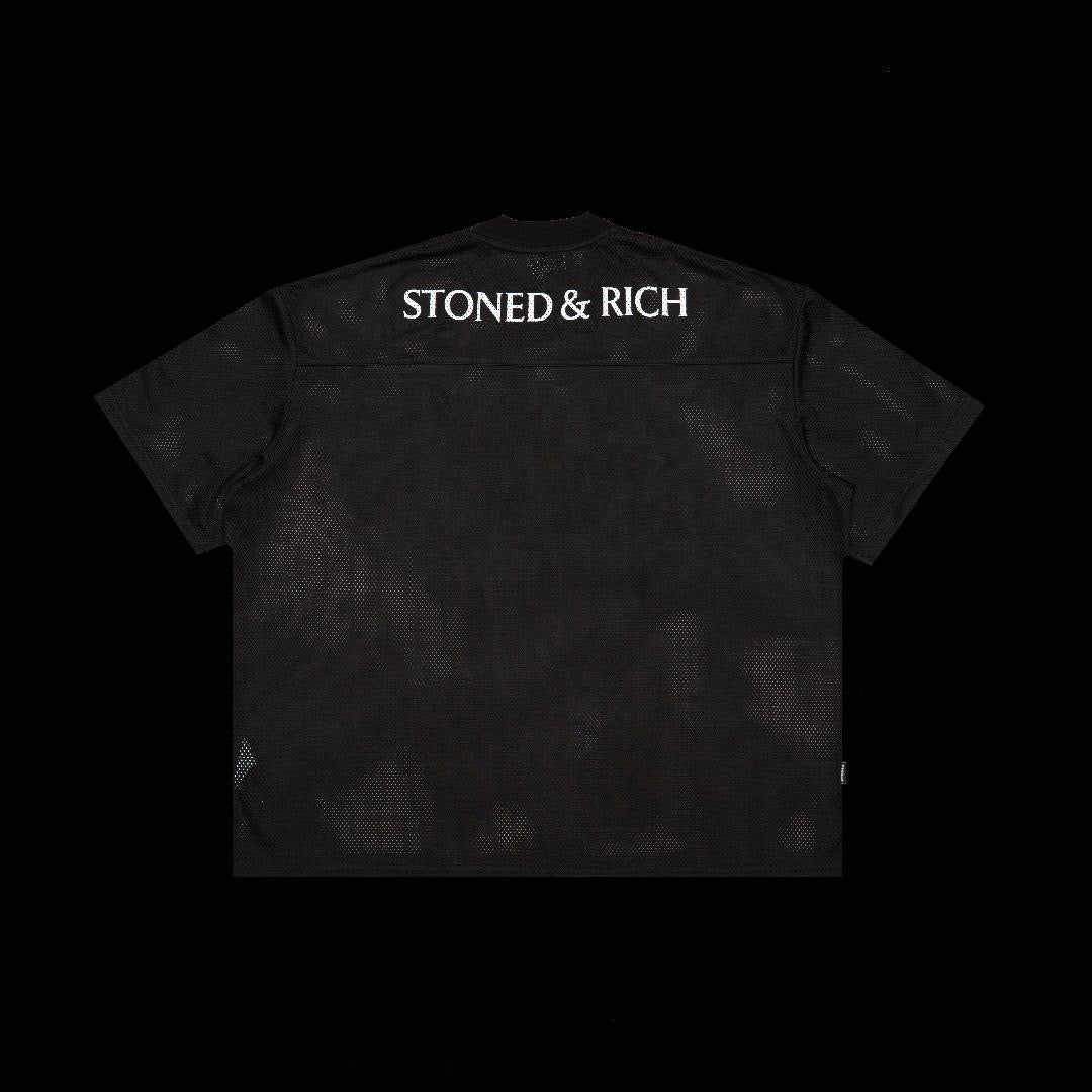 Stoned X GRE : Mesh Jersey Black