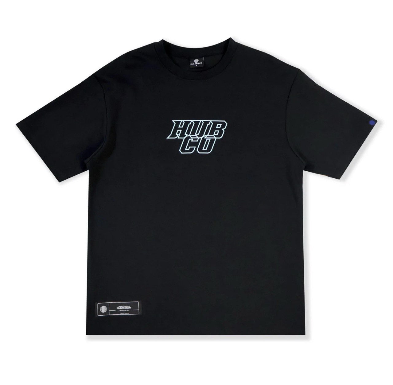 CARVED HUBCO TEE BLACK