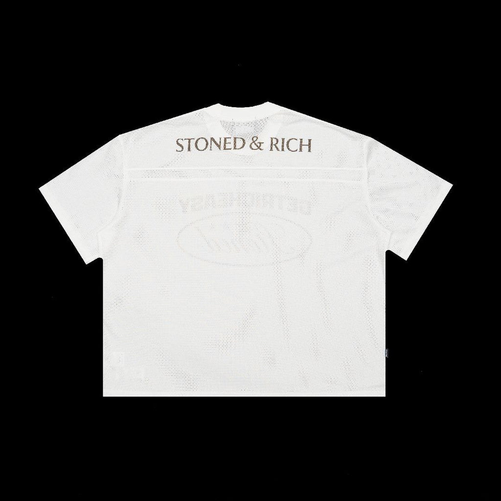 Stoned X GRE : Mesh Jersey White