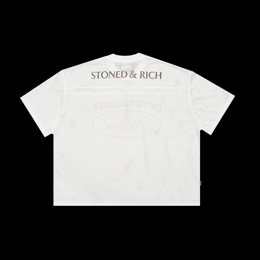 Stoned X GRE : Mesh Jersey White