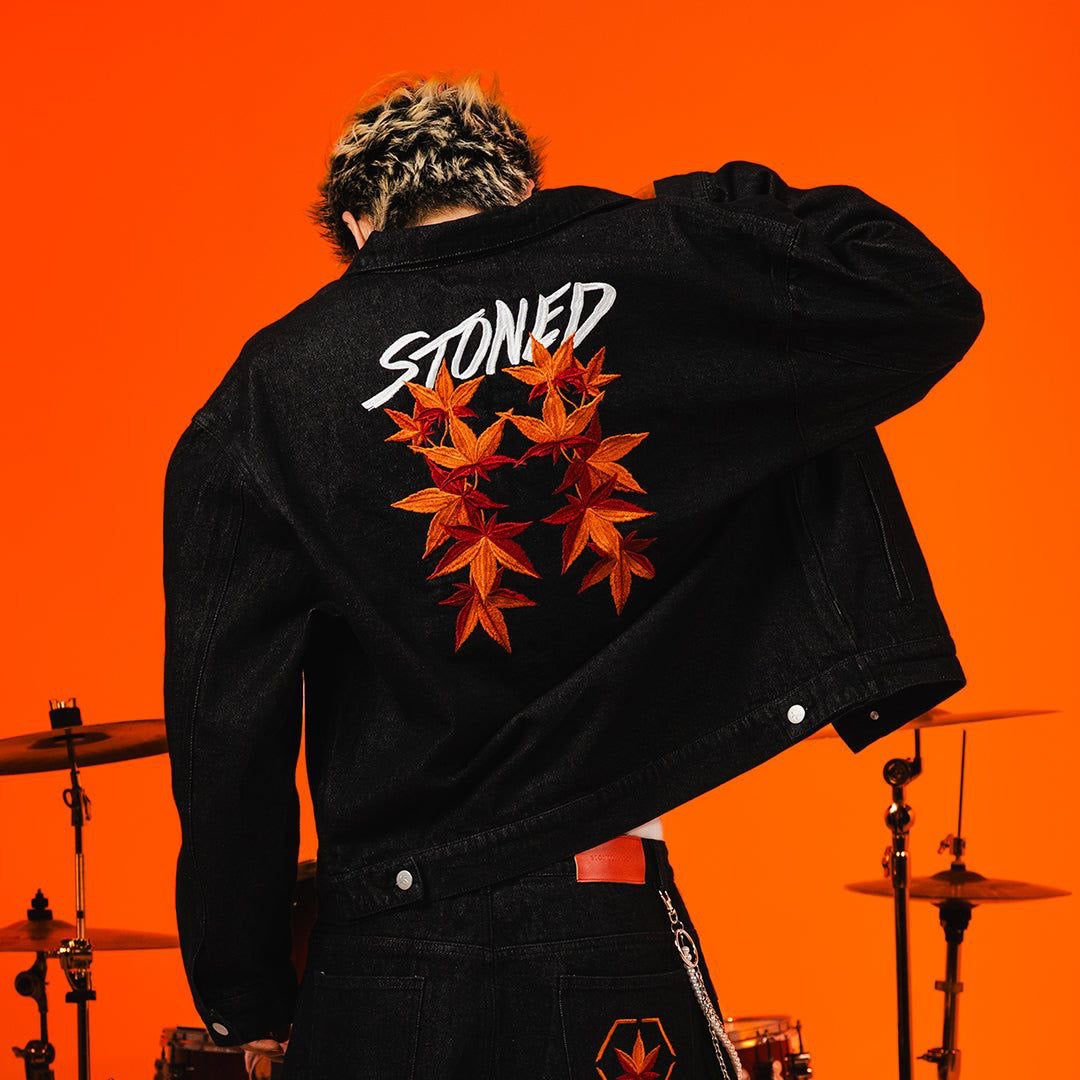 Stoned & Co Milestoned : Descendant Denim Jacket Black