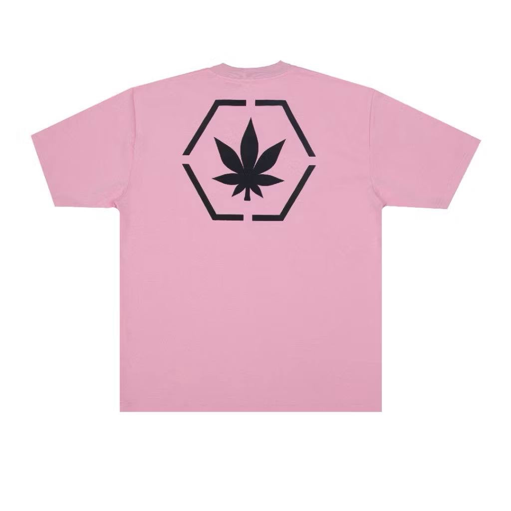 Stoned & Co. Genetic Hexagon Tee Pink