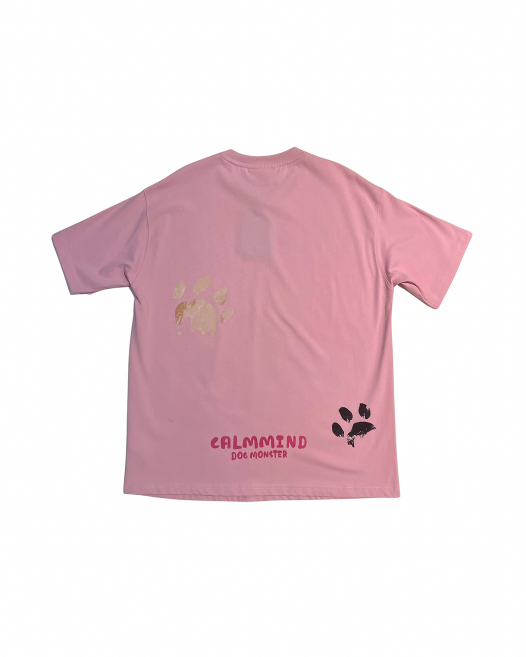Calmmind Dog Monster T-shirt Pink