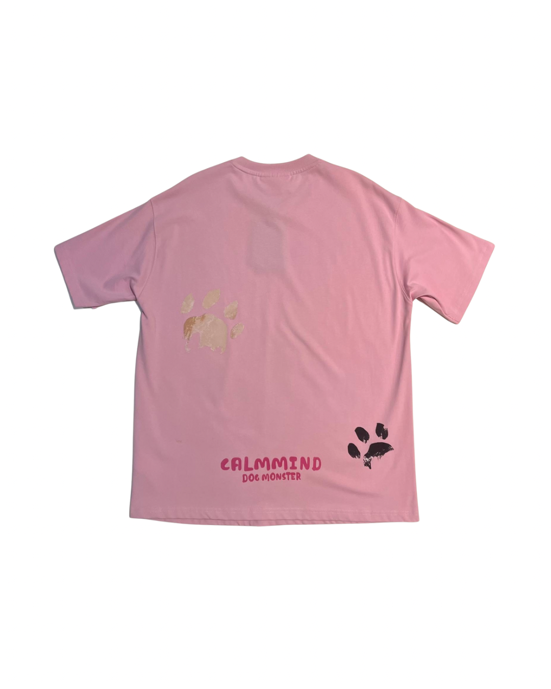 Calmmind Dog Monster T-shirt Pink