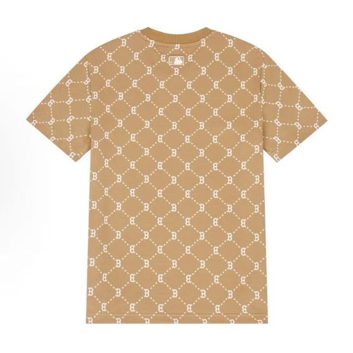 MLB FULL KHAKI MONOGRAM BOSTON TEE