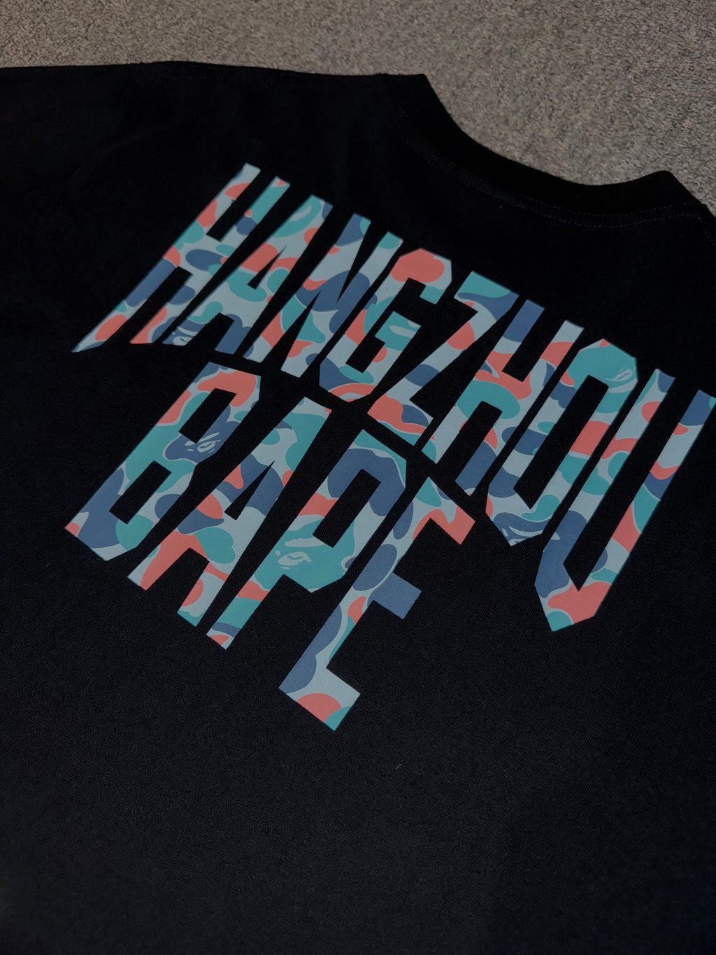 BAPE HANGZHOU EXCLUSIVE BLACK TEE