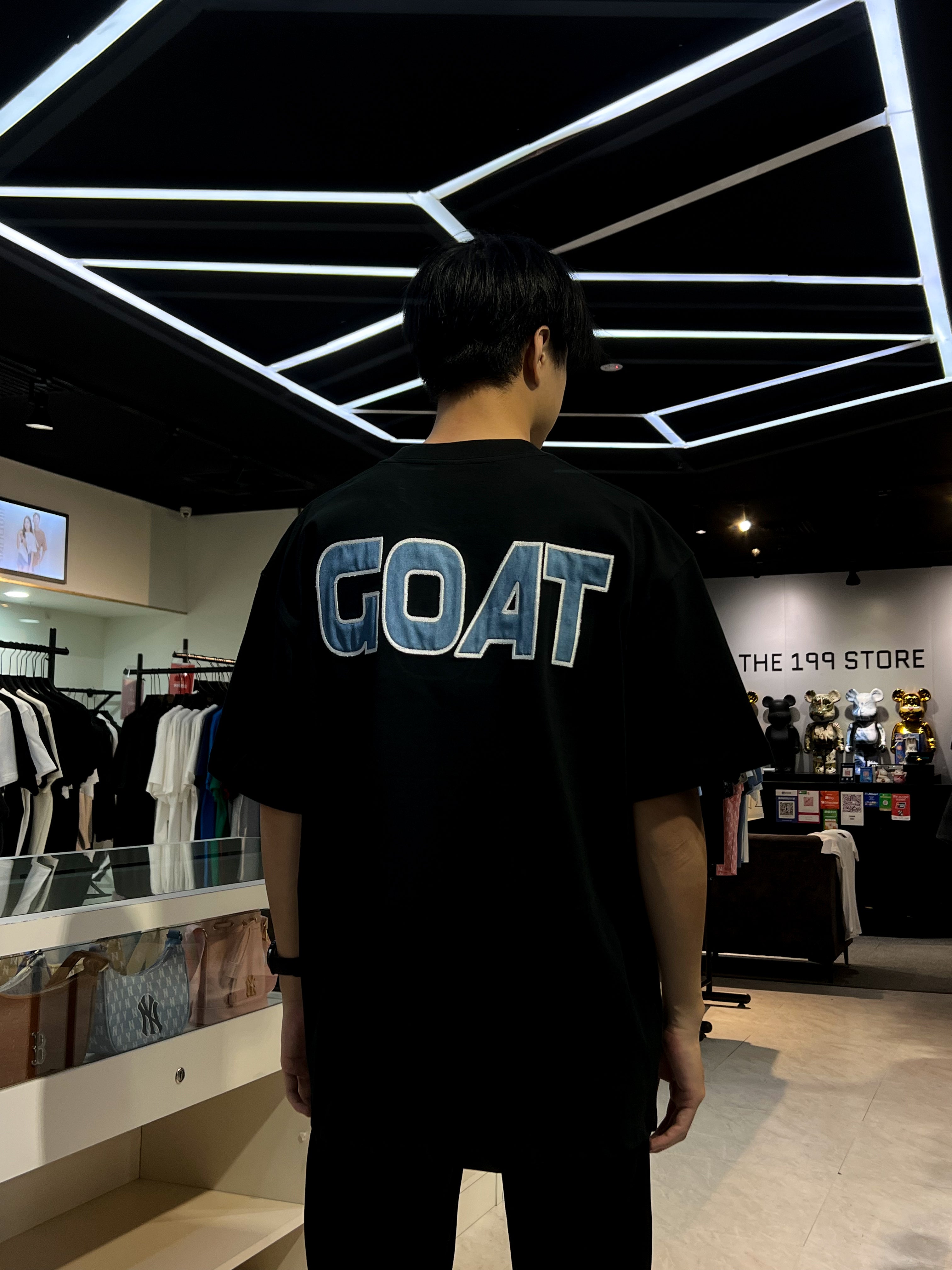 GOAT ROYAL BLUE TEE BLACK