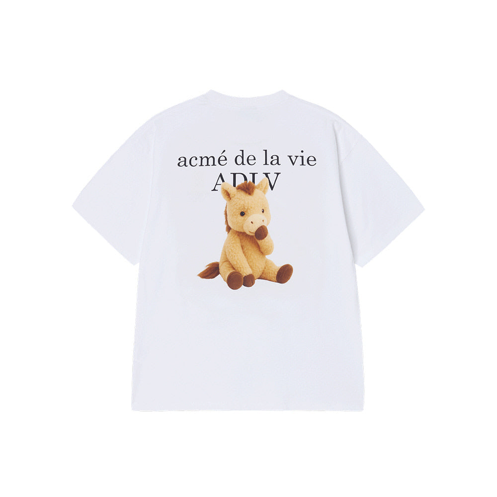 ADLV BABY HORSE WHITE TEE