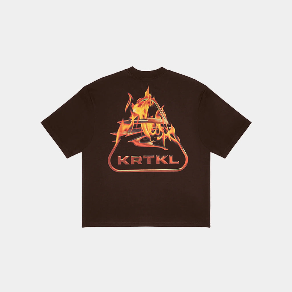 KRTKL WILDFIRE BROWN TEE