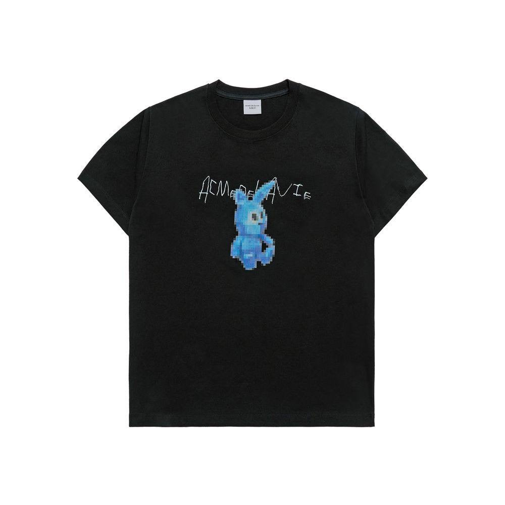 ADLV  RETRO RABBIT BLACK TEE