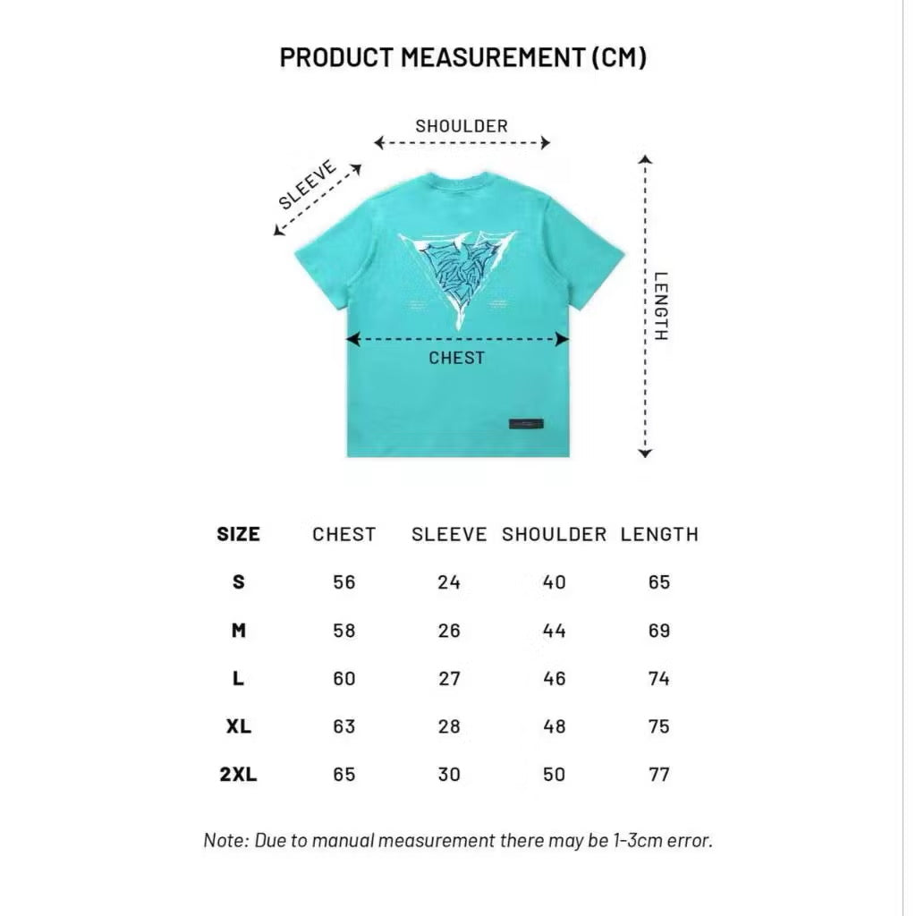 EGLAF RC EMBROIDERY LOGO TEE TERQUOISE