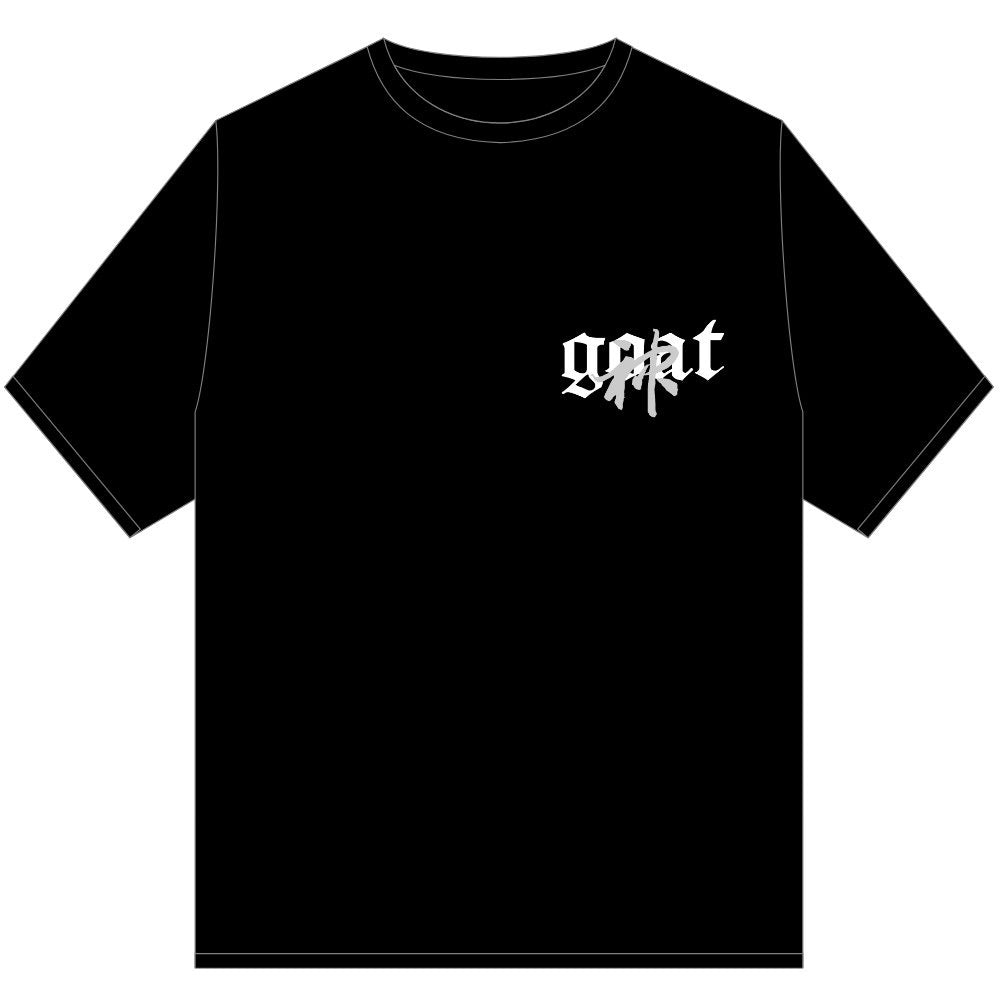 GOAT SHADOW KANJI TEE SHIRT BLACK