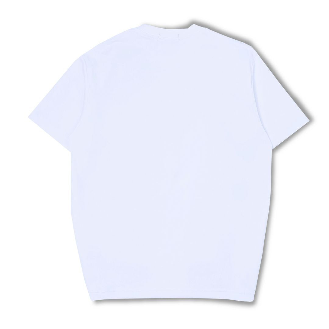 HUBCO CRAFTED LAYER TEE BLACK/WHITE