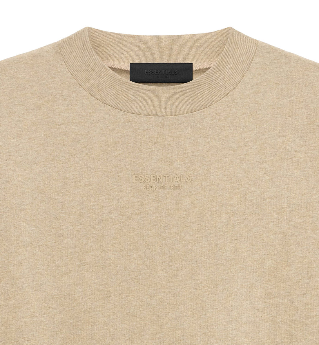 ESSENTIALS CREWNECK TEE - GOLD HEATHE
