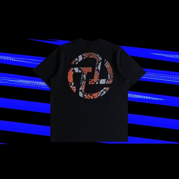 TNTCO SNAKESKIN LOGO TEE BLACK