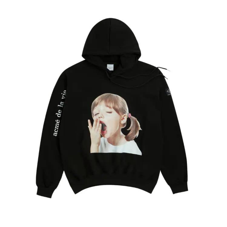 ADLV HOODIE SLEEPY BABY BLACK