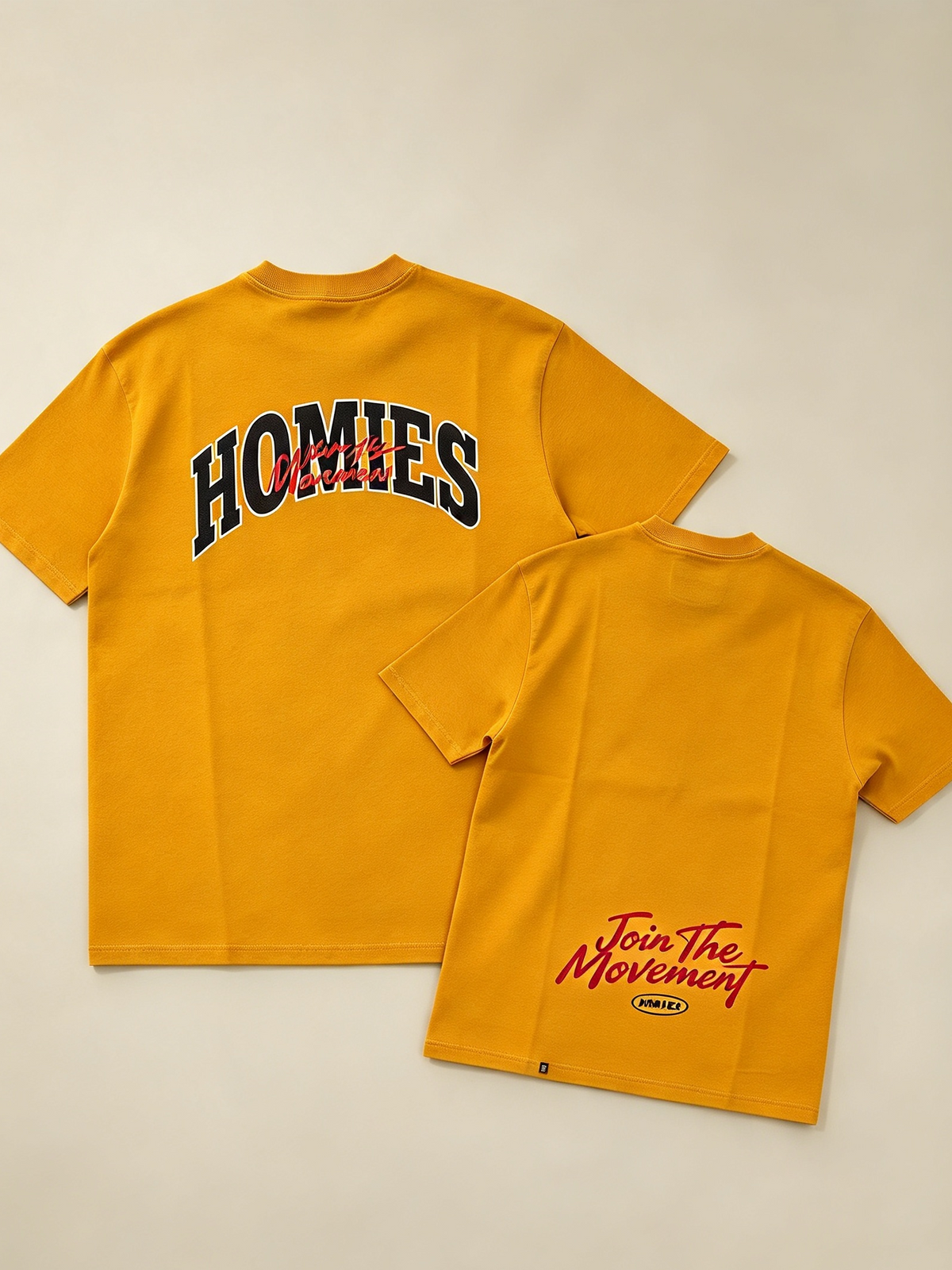 HOMIES 009 YELLOW TEE