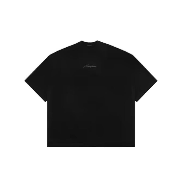 MASONPRINCE RHINESTONE LOGO TEE BLACK