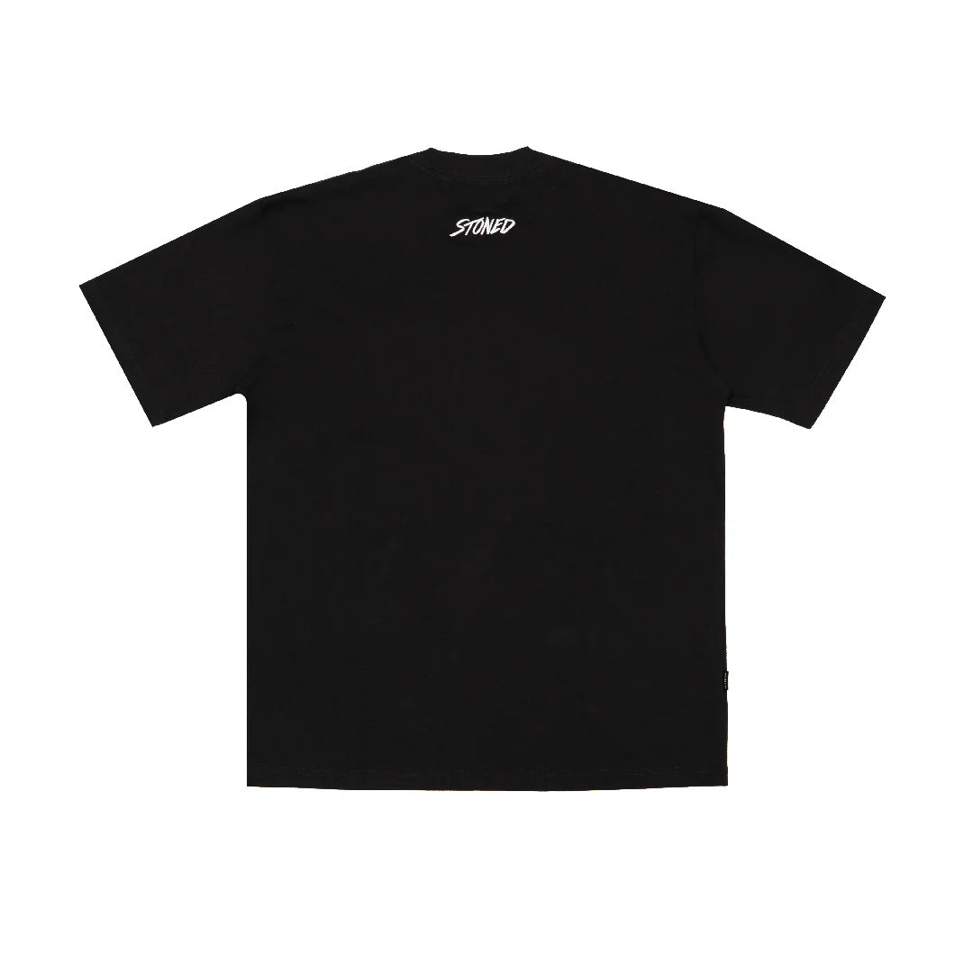 STONED&CO 26 : STATED OF MIND TEE BLACK