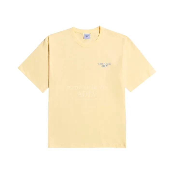 ADLV BASIC LOGO YELLOW TEE