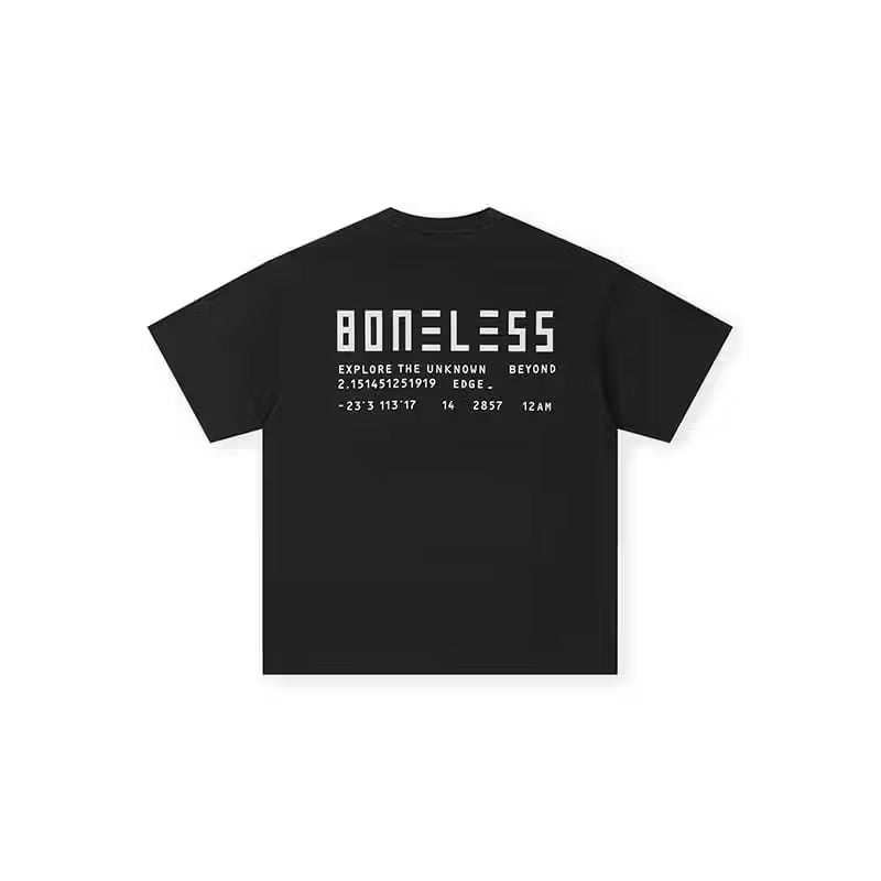 BONELESS GRAPHIC COORDINATE TEE BLACK