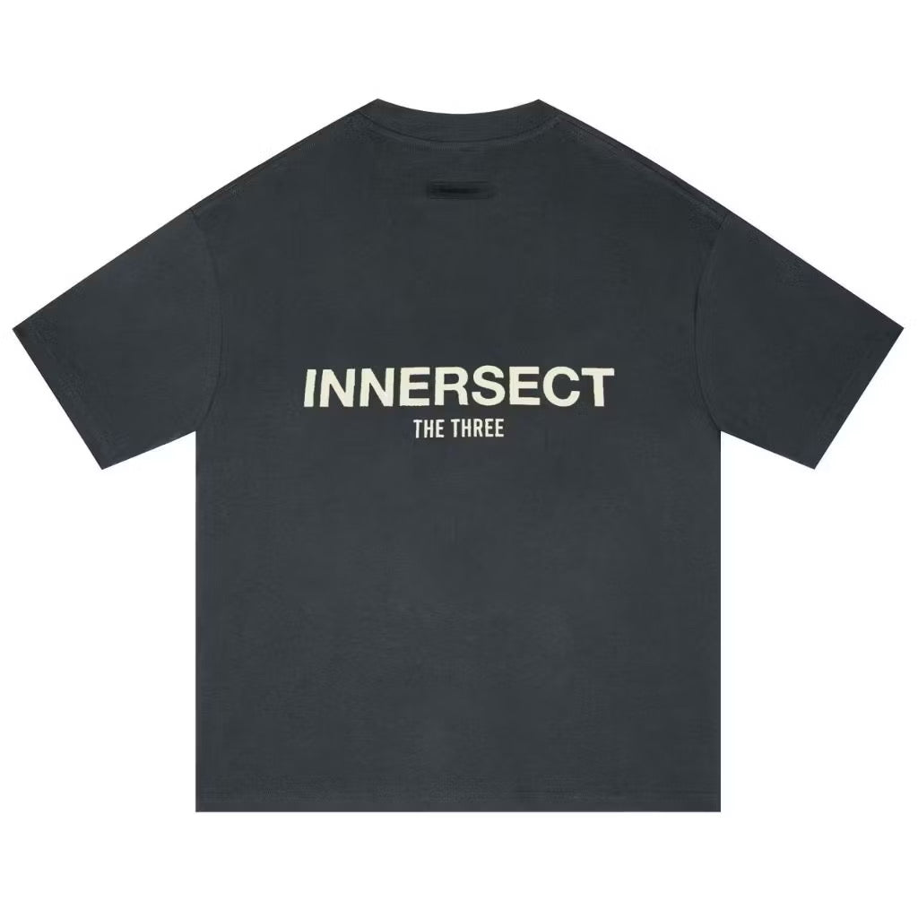 INNERSECT THE THREE LOGO GREY T SHIRT