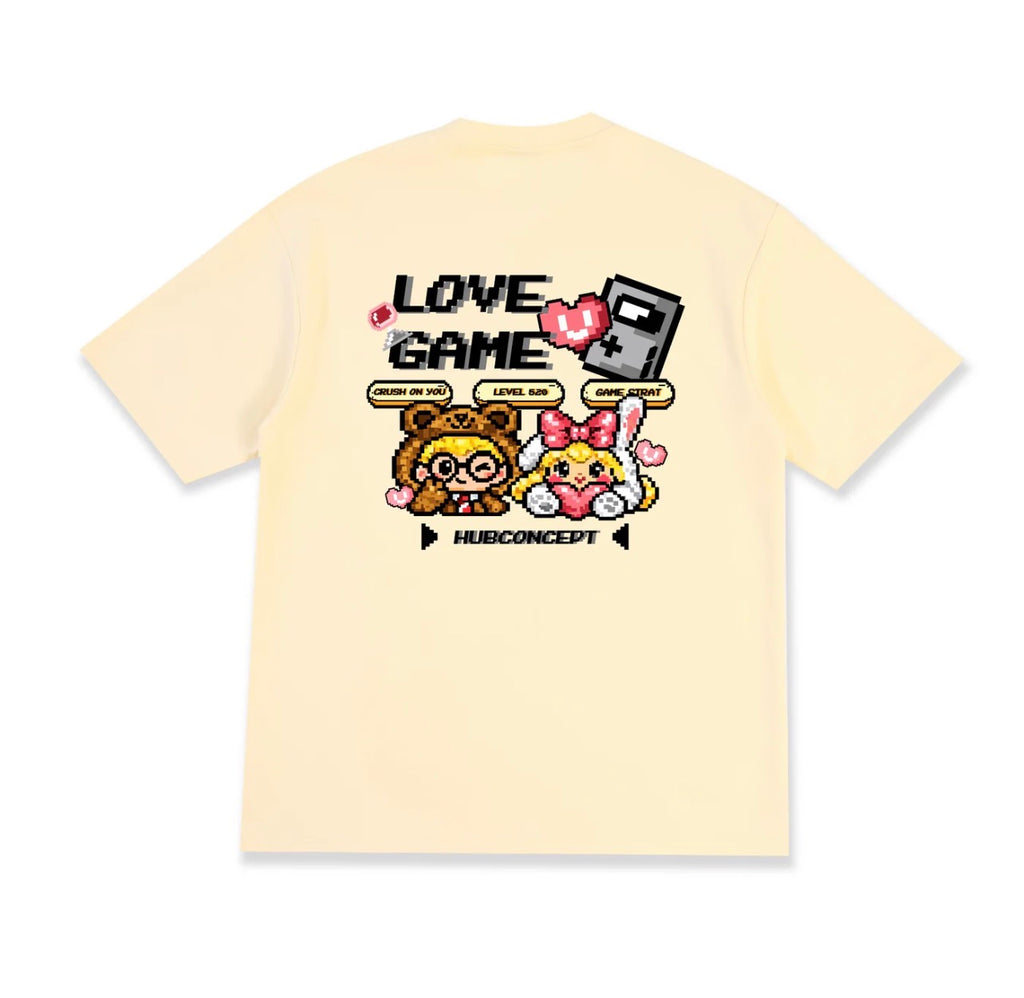 HUBCO PIXEL CRUSH TEE BIEGE