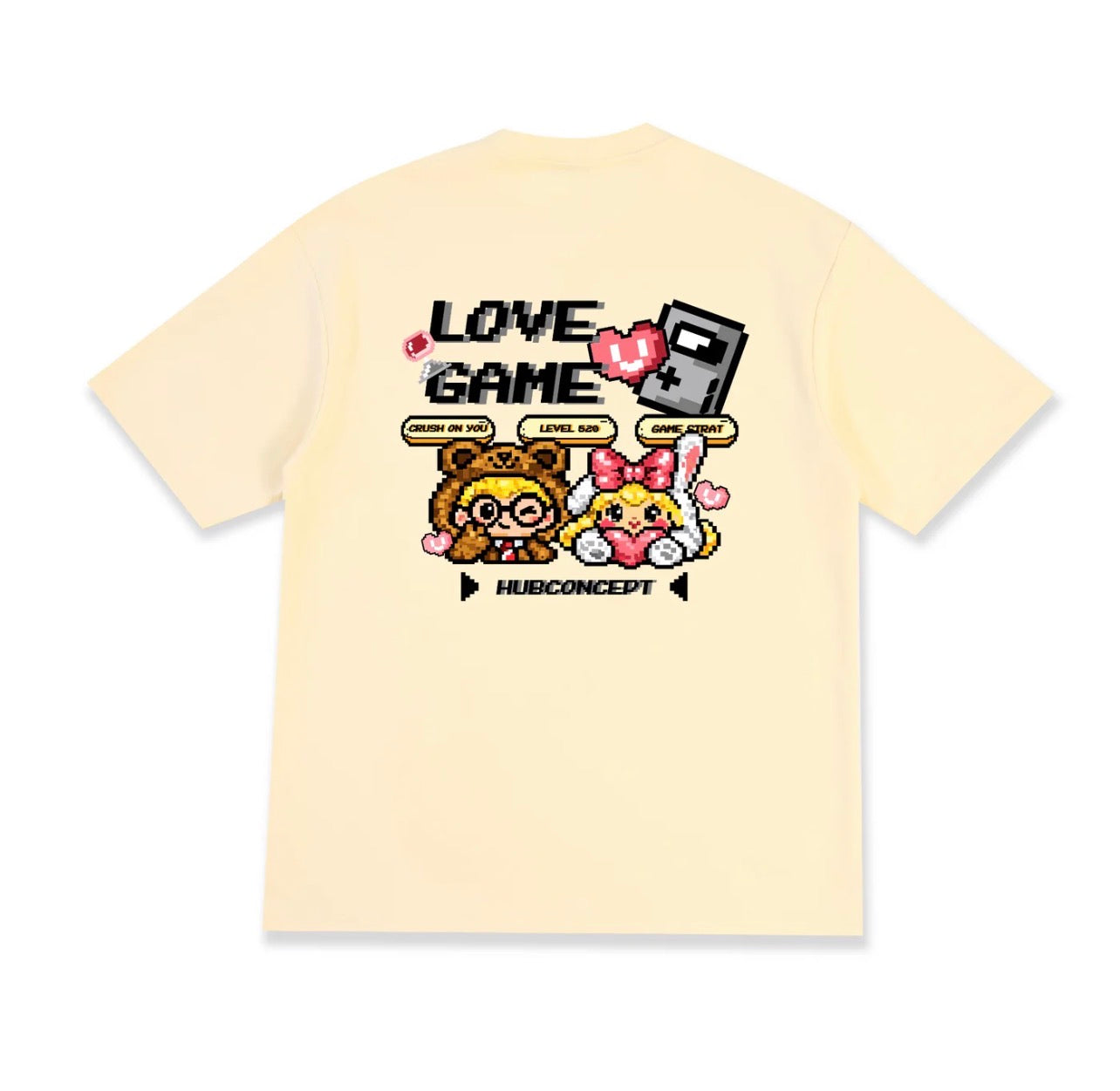 HUBCO PIXEL CRUSH TEE BIEGE