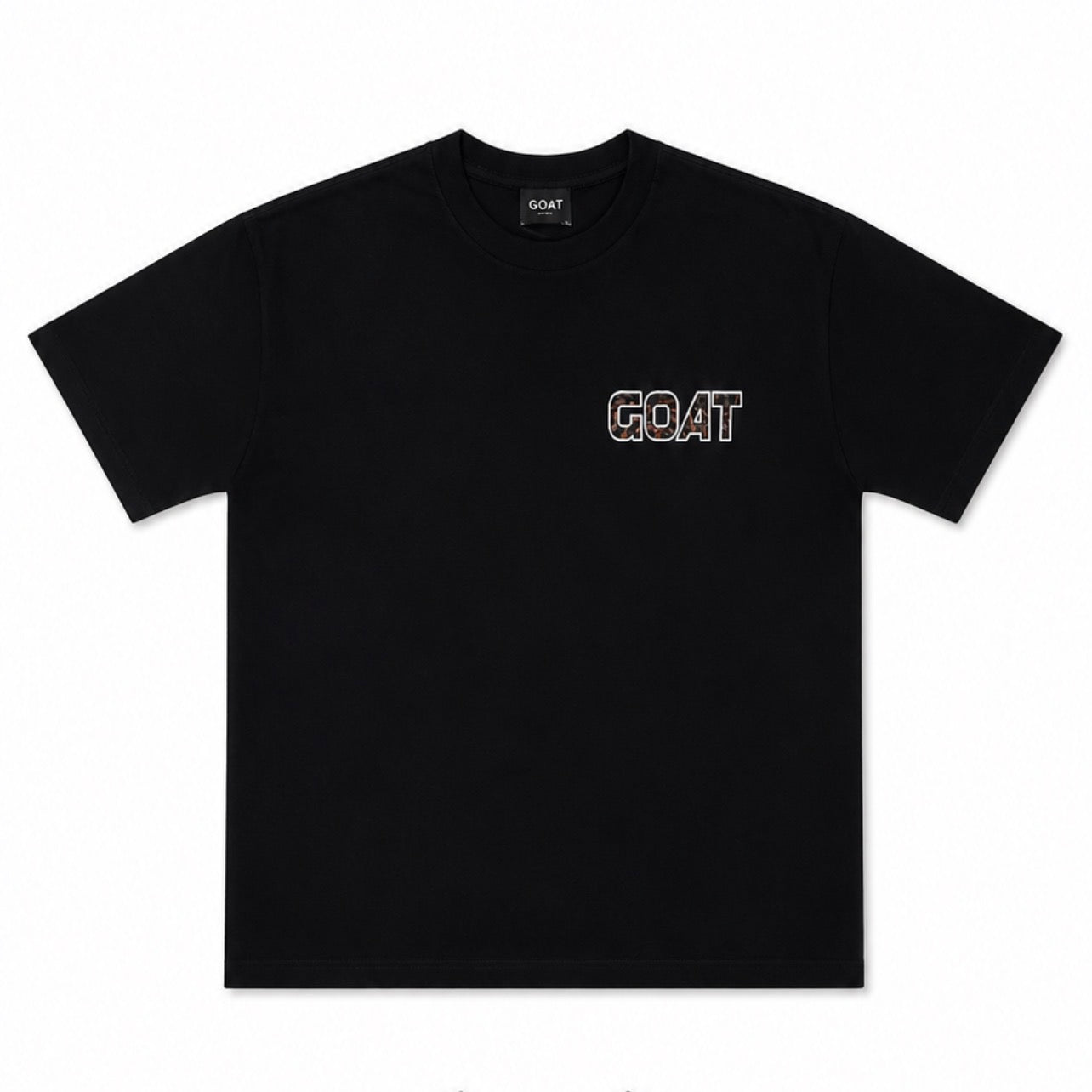 GOAT RED CAMO TEE BLACK