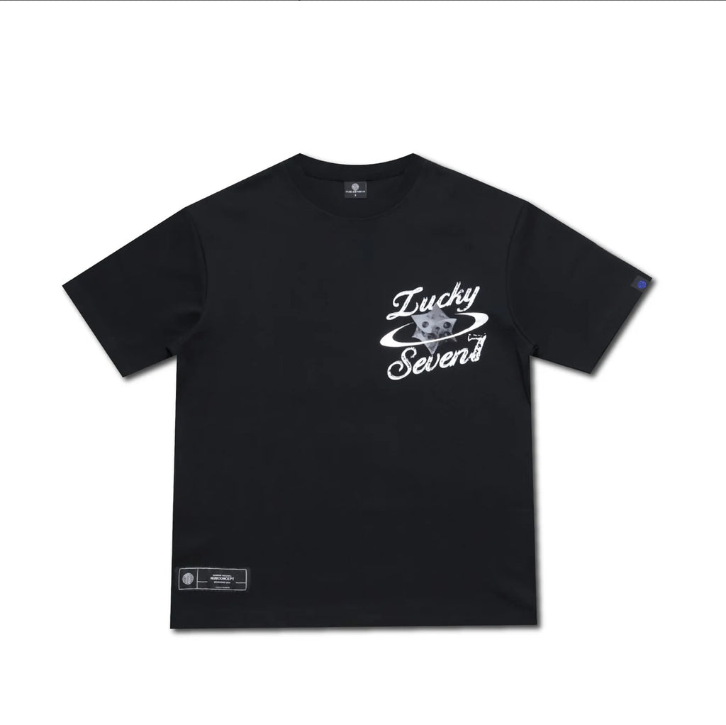 HUBCO LUCKY SEVEN TEE BLACK