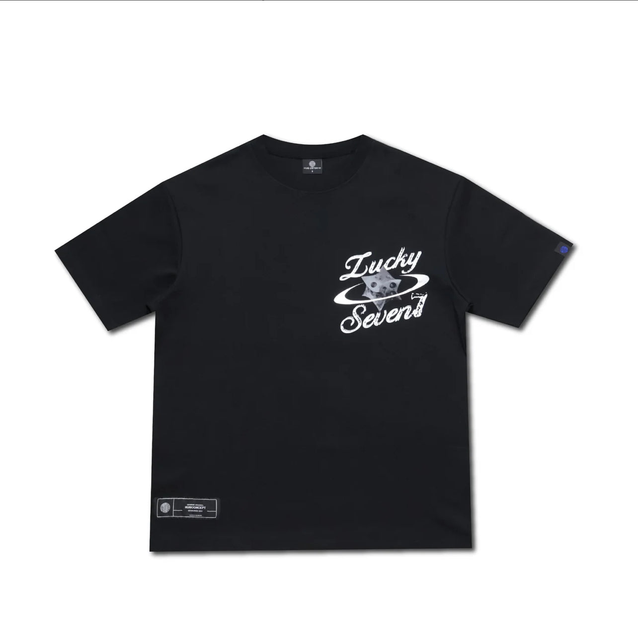 HUBCO LUCKY SEVEN TEE BLACK