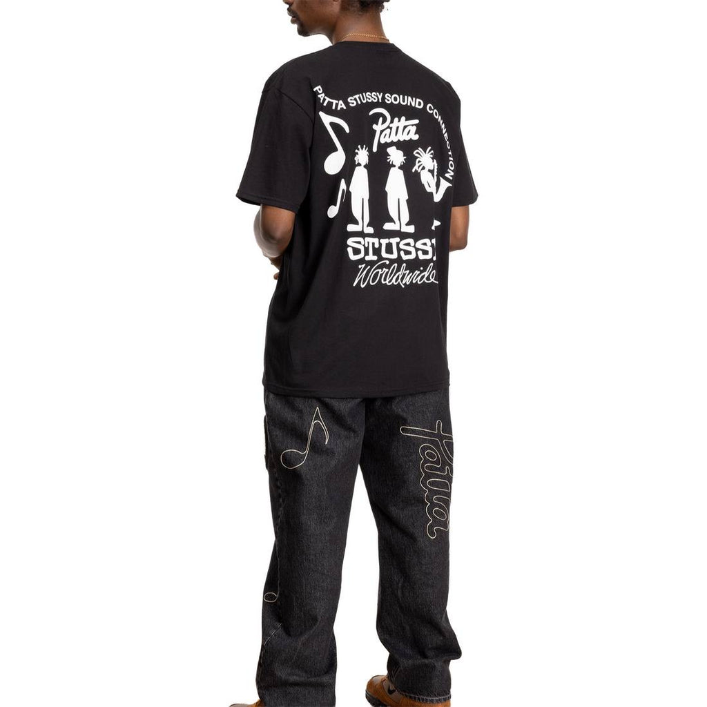 Stüssy x Patta Sound Connection Tee Black