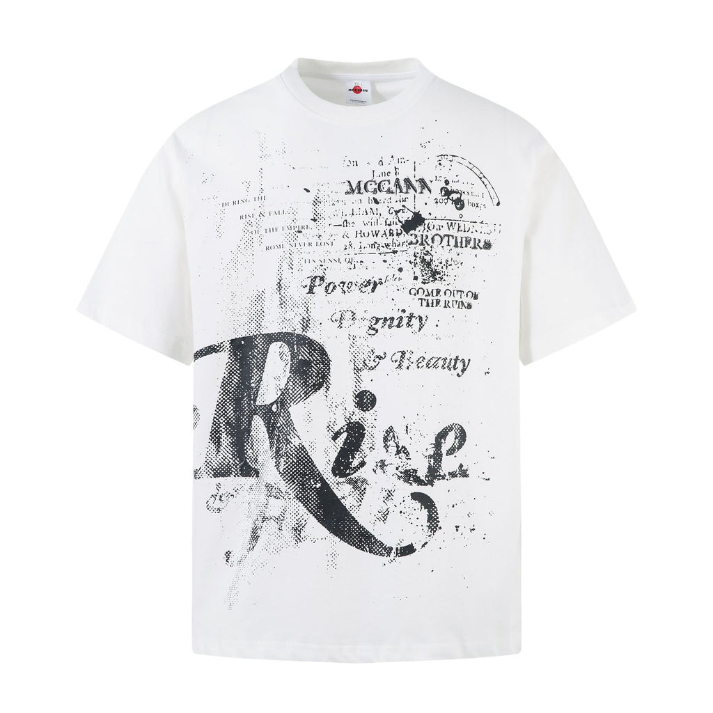 RISE WHITE T SHIRT (PRE-ORDER)